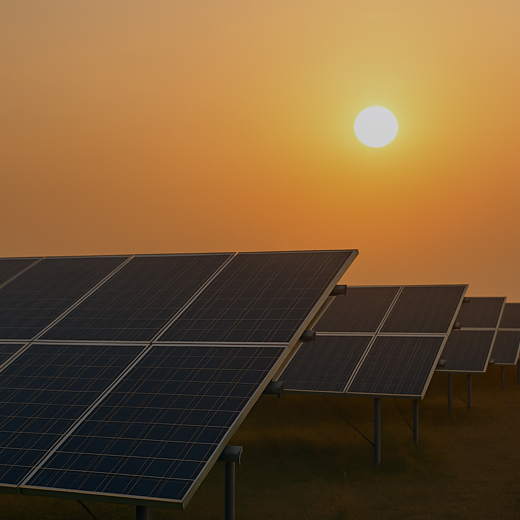 Major Solar Power Plant Installation